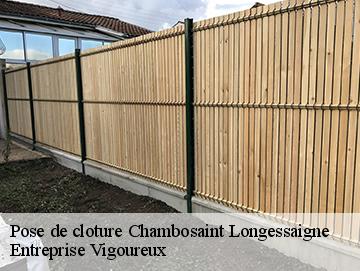 Pose de cloture chambosaint-longessaigne-69770 Artisan Laforet