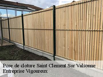 Pose de cloture saint-clement-sur-valsonne-69170 LC Elagage